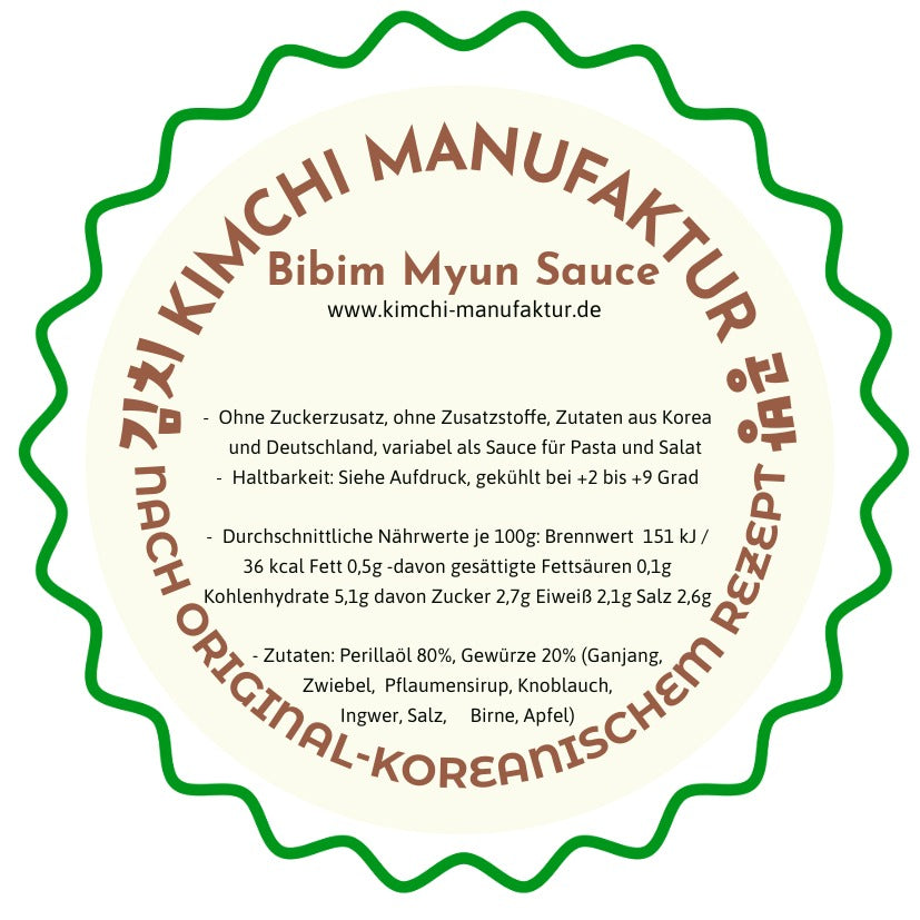 Bibim Myeon Sauce 270g, Perillaöl (mild)