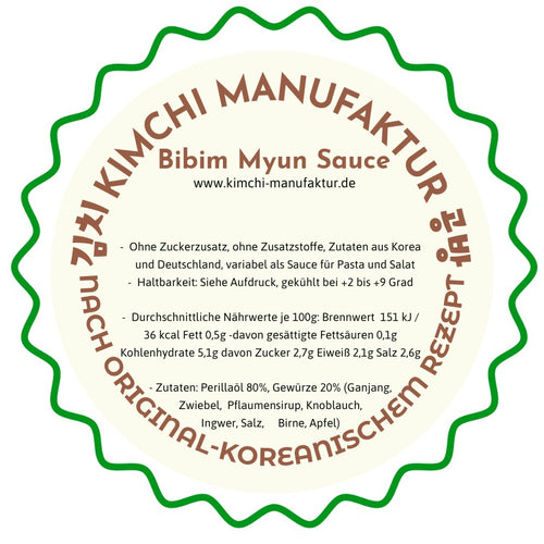 Bibim Myeon Sauce 270g, Perillaöl (mild)