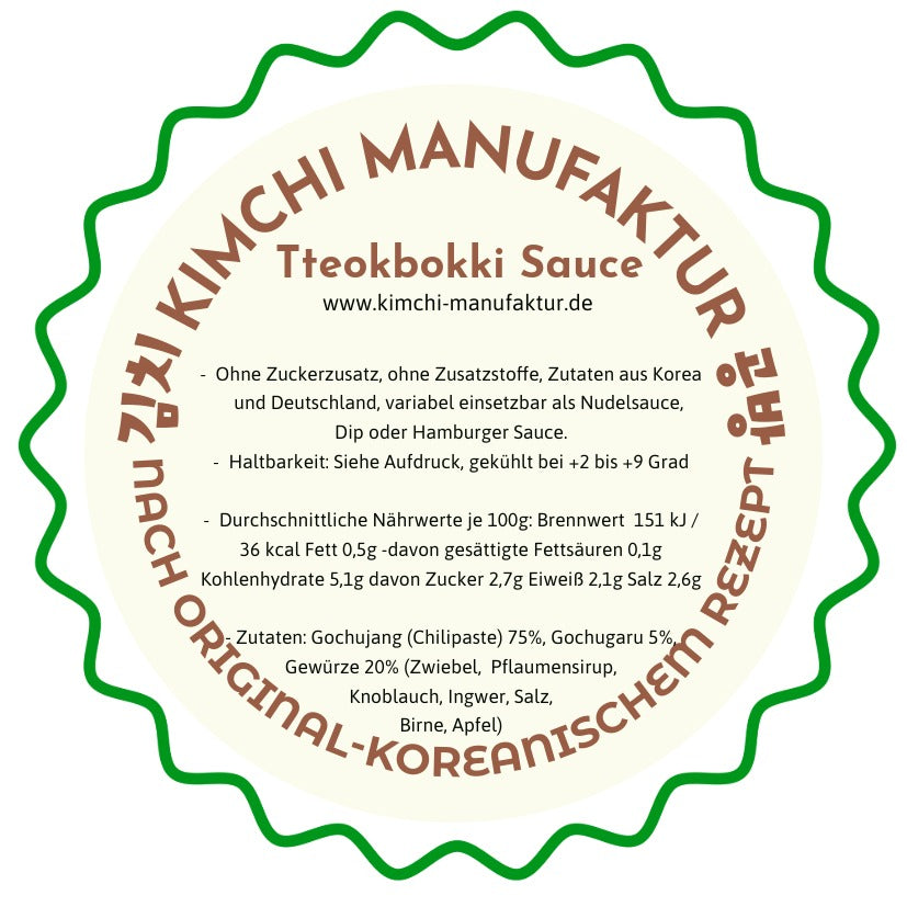 Ttoekbokki Sauce 270g, würzig - angenehm scharf